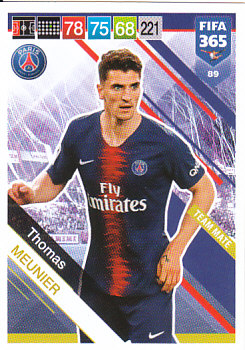 Thomas Meunier Paris Saint-Germain 2019 FIFA 365 #89